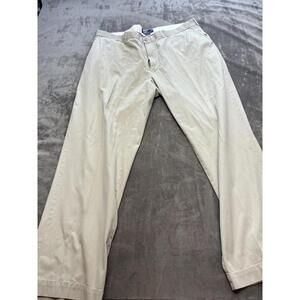 Polo Ralph Lauren‎ Prospect Pants Mens 42x32 Khaki Chino Trouser Preppy Classic